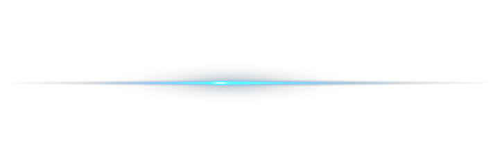 Blue optical lens flares light moving from left to right. Magic flash laser strip divider with glitter shimmer design illustration
Blue line light glow with sparkle and flare shine. Laser beams png.