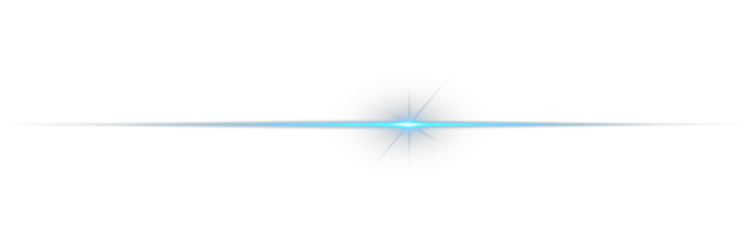 Futuristic energy streak with shimmer, flare, and neon glow. Horizontal turquoise neon streak effect isolated on transparent background. Optical lens flare effect. Png illustration. Laser beams png. - Powered by Adobe