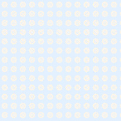 Delicate Floral Pattern on Light Blue Background
