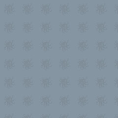 Subtle Floral Pattern on Blue Background