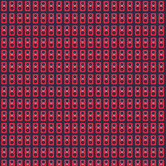 Abstract Red Pattern on Dark Background