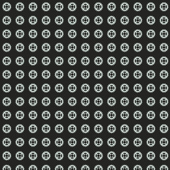 Repeating Gear Pattern on Dark Background