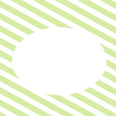 ボーダーと白丸のフレーム背景