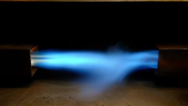 Medium shot of high voltage plasma electrolytic oxidation process creating durable oxide coatings on metal surfaces in industrial manufacturing environment.