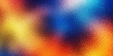 Vibrant abstract gradient background with frosted glass texture featuring a blend of warm and cool...