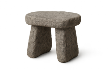 Stone Dolmen Isolated on Transparent Background, Ancient Mystical Monument