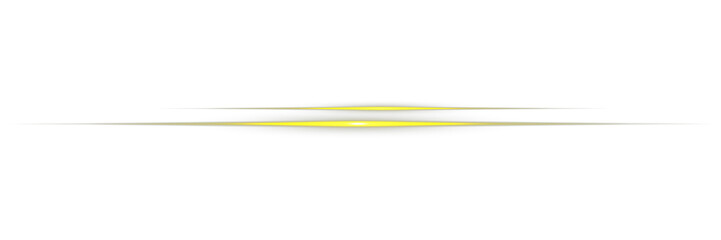 Glowing long line. Yellow light rays, Neon line futuristic energy sign, Flare light, laser beam effect. Glowing horizontal gold light line with radiant shine and beam effect. Glowing Laser Beams png.
