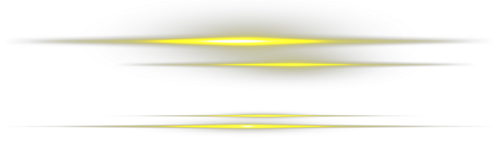 Yellow light rays, Neon line futuristic energy sign, Flare light, laser beam effect. Glowing Laser Beams png. Isolated design elements PNG. Horizontal Rays of yellow light on transparent background.