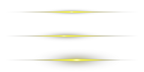 Yellow light rays, Neon line futuristic energy sign, Flare light, laser beam effect. Horizontal Rays of yellow light on transparent background. Isolated design elements PNG. Glowing Laser Beams png.