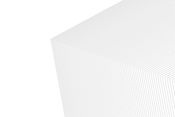 Abstract modern architecture, 3D rendering