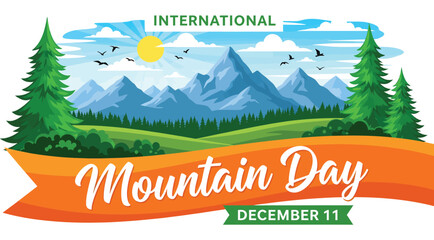 Celebrate International Mountain Day on December 11 with vibrant landscape art