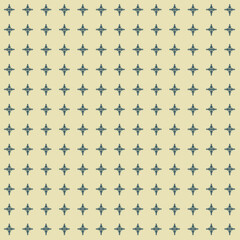 Repeating Floral Pattern on Cream Background