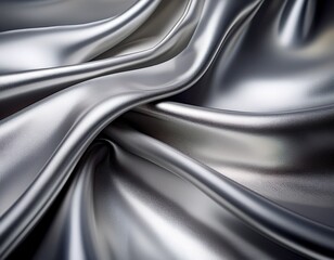 Fototapeta premium a textured image of a shiny silvery fabric with a subtle sheen