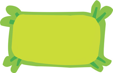 cute hand drawn cartoon text frame suitable for journal or poster