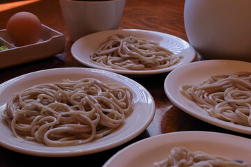 Izushi Sara Soba, a specialty of Toyooka City, Hyogo Prefecture