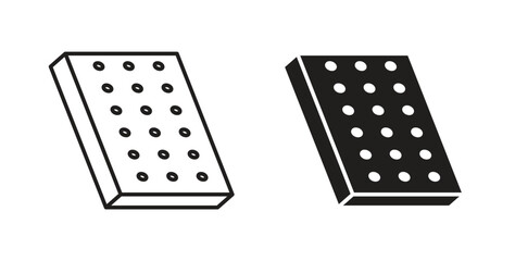 Mattress icon for web and app. vector illustration eps