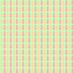 Repeating Arrow Pattern on Green Background