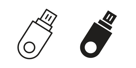 Pendrive icon for web and app. vector illustration eps