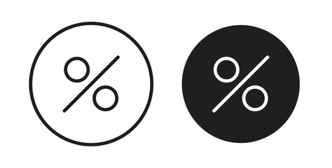 Percent icon for web and app. vector illustration eps