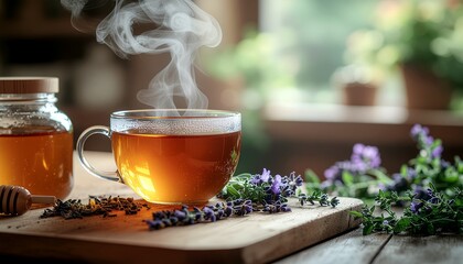 ハーブティーとはちみつの癒しリラックスセット