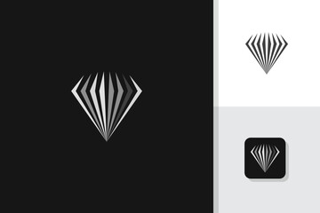 abstract diamond logo design illustration vector template