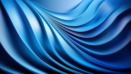 Abstract Background With Blue Diagonal Curves