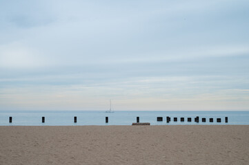 beach in the morning