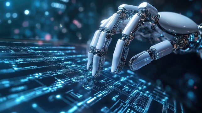 Automated Marketing Campaigns, marketing team launching targeted campaigns with AI-generated content and automated optimization