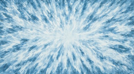 Abstract blue burst of light with dynamic movement and energy.