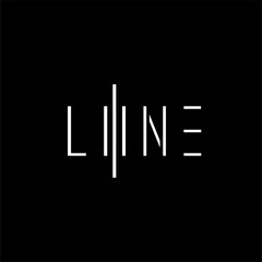 Design the word "Line" with a line concept on the letters.