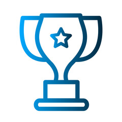 Trophy Cup icon design template