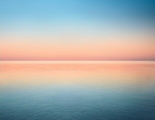 Obraz premium symmetrical subtle peach to light blue gradient background