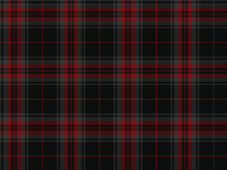 Deep red scottish tartan plaid seamless pattern. Checkered fabric texture background