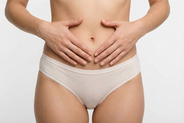 woman discomfort awareness, soft pose indicating reproductive health sensitivity