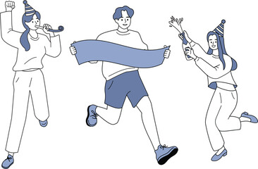 Joyful Celebration Moment with Friends