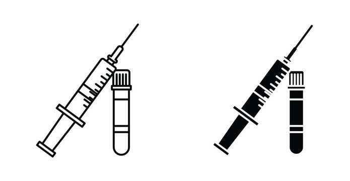 Platelet rich plasma icon graphic design. Vector icon illustrations