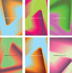 Modern Gradient Background Template with Smooth Color Blend