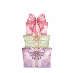 pink gift box