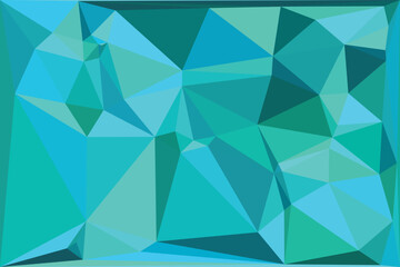 Abstract blue geometric triangle pattern illustration for modern digital technology backdrop and wallpaper