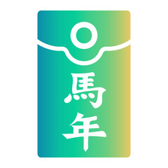chinese new year Gradient icon