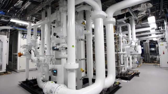 Shot of innovative thermal regulation device using algorithmic variations to optimize energy use and maintain precise temperature stability.