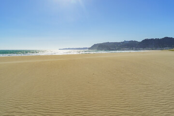 日本の海の風景【千葉県】御宿海岸・中央海岸から浜海岸方面を望む風景