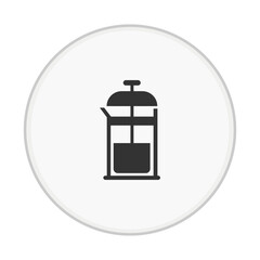 Coffee French Press Icon