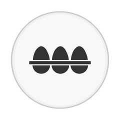 Eggs in a Carton Tray Icon