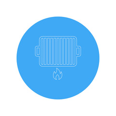 Grill Pan or Skillet Icon