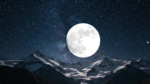 Dynamic time lapse of the moon's phases transitioning across a deep cosmic backdrop, emphasizing its cyclical journey and the subtle shifts in its celestial illumination.