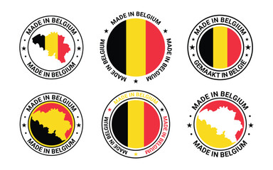 made in belgium stamp set