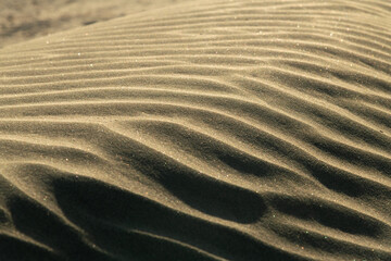 Wavy sand close up, Larnaca, Cyprus