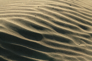 Wavy sand close up, Larnaca, Cyprus
