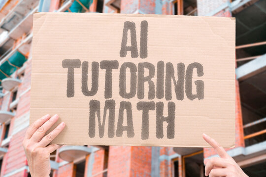 "AI Tutoring Math" Programs teach concepts providing personalized explanations and practice exercises. TUTOR. MATH. STUDENT. TEACH. LEARN.